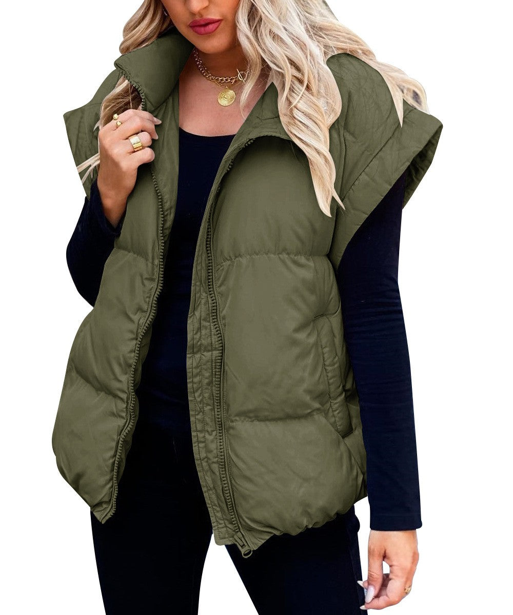 Chaleco acolchado oversize de mujer - Cálido y moderno