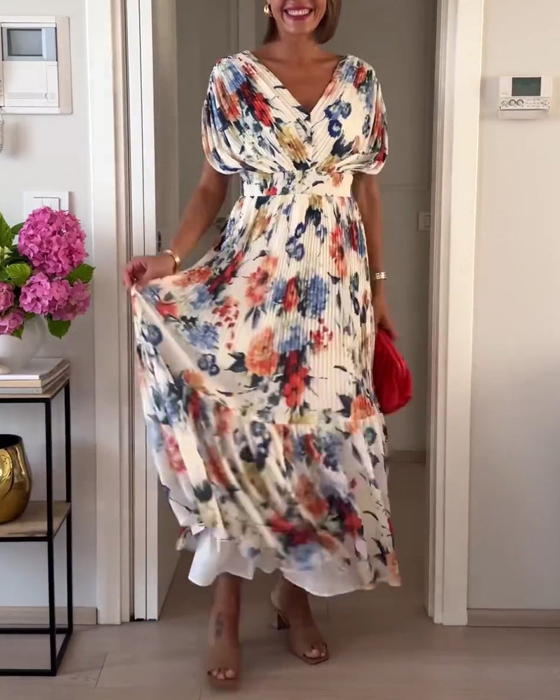 Elegant floral dress for women - Light and feminine