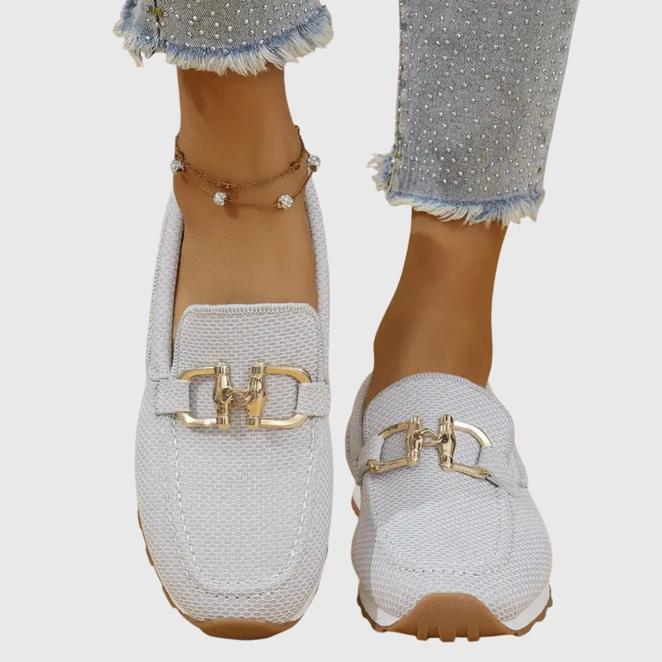 Mocassins femme confort à soutien intégré – Chaussures plates élégantes semelle souple pour un maintien quotidien