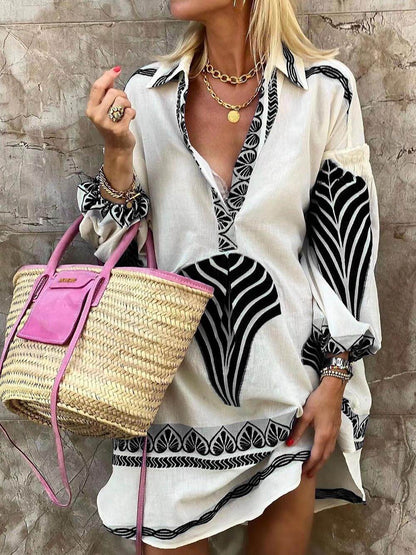 Abito mini stampato donna – Casual e estivo