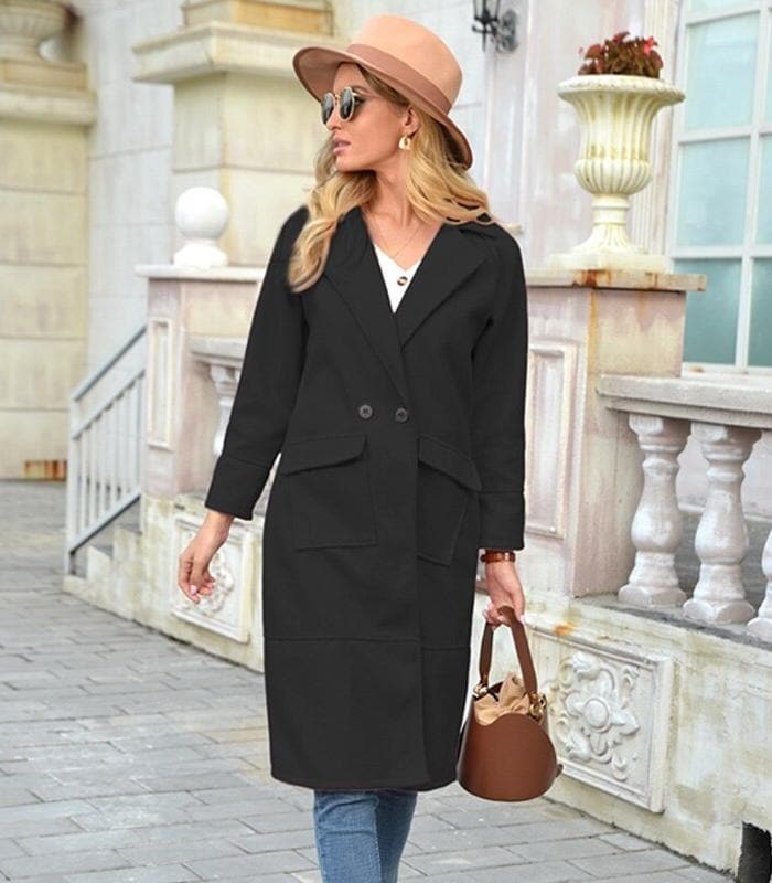 Manteau long de qualité supérieure pour femme – Élégant et chaud