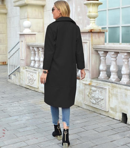 Manteau long de qualité supérieure pour femme – Élégant et chaud