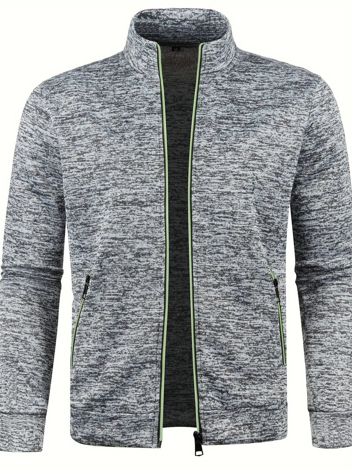 Comfortable men's zip-up cardigan - Warm and versatile