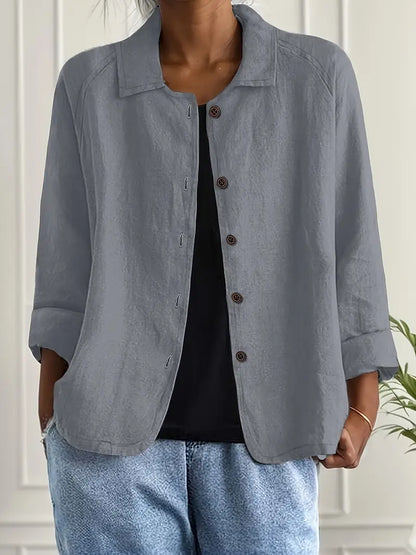 Blouse Décontractée Femme – Veste Légère Pour Superposition Quotidienne