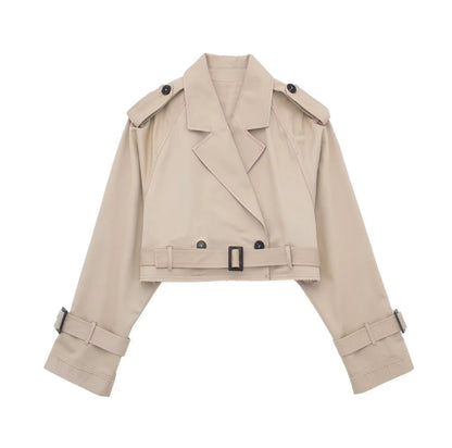 Trench Court Femme