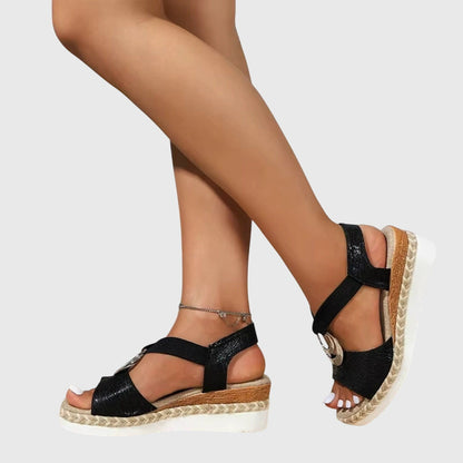 Sandales femme confort à semelle de soutien – Élégantes pour le quotidien