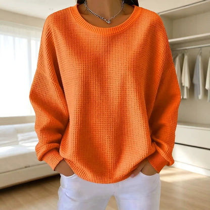 Women's quilted patchwork sweatshirt - Soft and casual