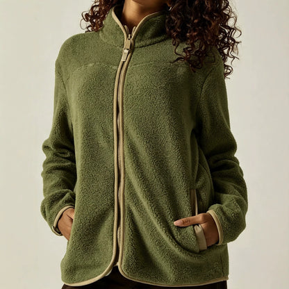 Cardigan femme effet laine – Chaud et doux
