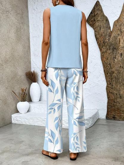Ensemble 2 Pièces Élégant Décontracté Femme Été – Tendance, Polyvalent, Stylé