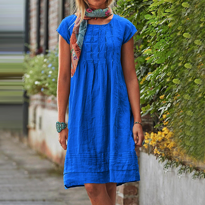 Robe ample à manches courtes femmes