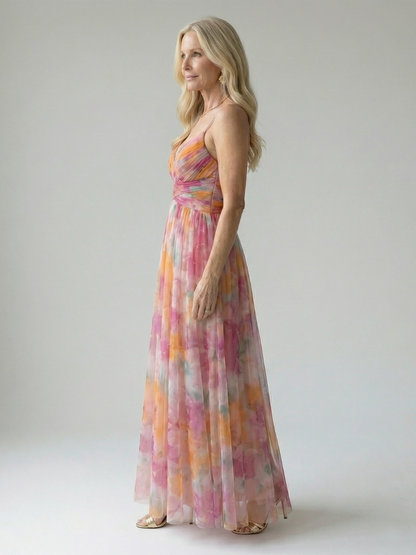 Robe maxi femme cache-coeur fluide - Feminine et legere