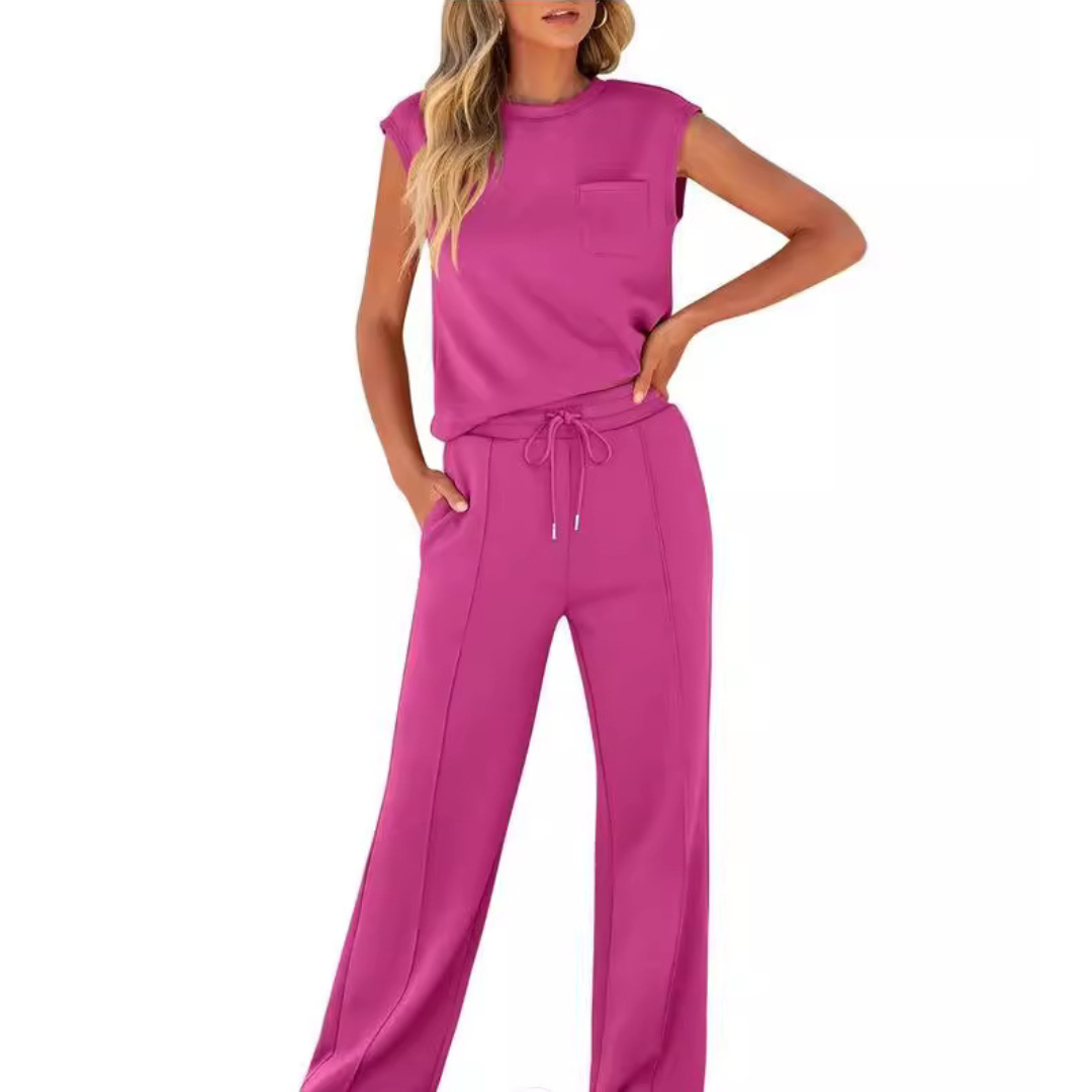 Ensemble détente femme chic – Tenue lounge élégante et confortable