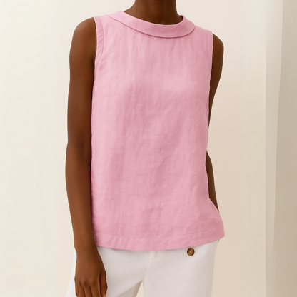 Haut à col roulé sans manches pour femme – Style minimaliste, élégant et décontracté