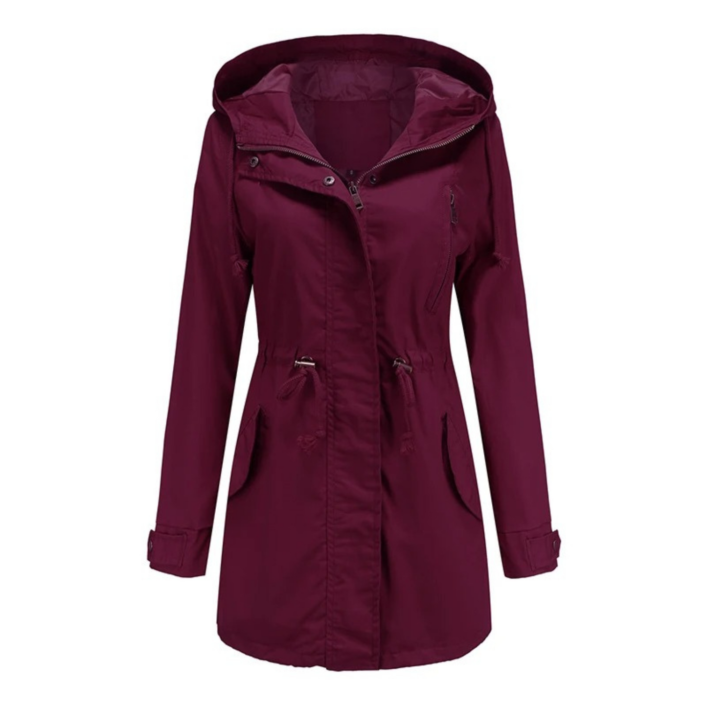 Coupe-Vent Femme Léger et Décontracté – Manteau à Capuche Confortable