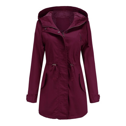 Coupe-Vent Femme Léger et Décontracté – Manteau à Capuche Confortable