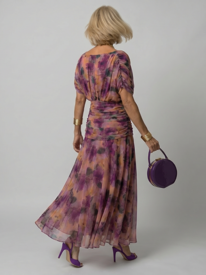 Robe midi femme epaules denudees - Fluide et romantique