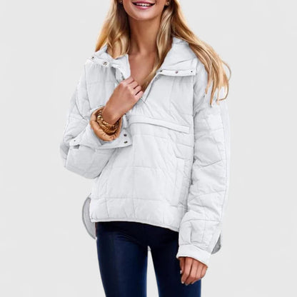 Veste Femme Oversize Puffer Imperméable Chaude Élégante