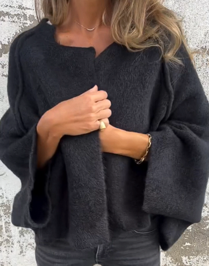 Cardigan Ouvert Femme en Maille Premium Oversize – Couche Chaude et Luxueuse