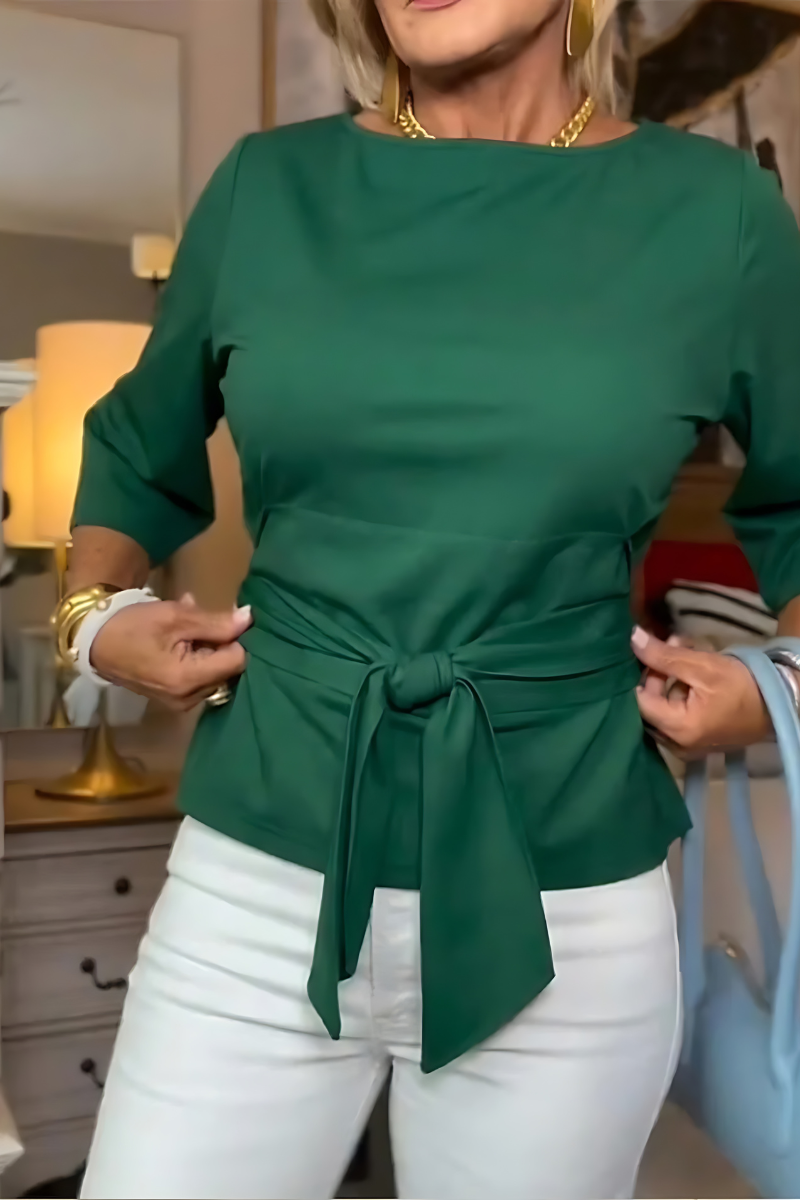 Top femme noue a la taille - Elegant et feminin