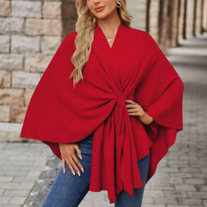 Poncho Chic Élégant pour Femme