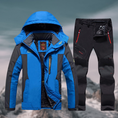 Ensemble Homme Durable Hiver Imperméable Isolé – Combinaison de Montagne