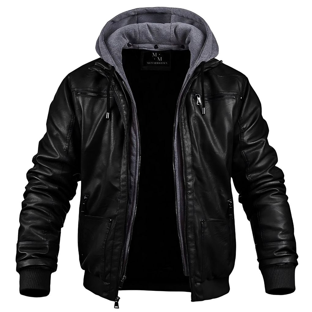Veste homme à capuche et fermeture éclair intégrale Veste homme à capuche et fermeture éclair intégrale