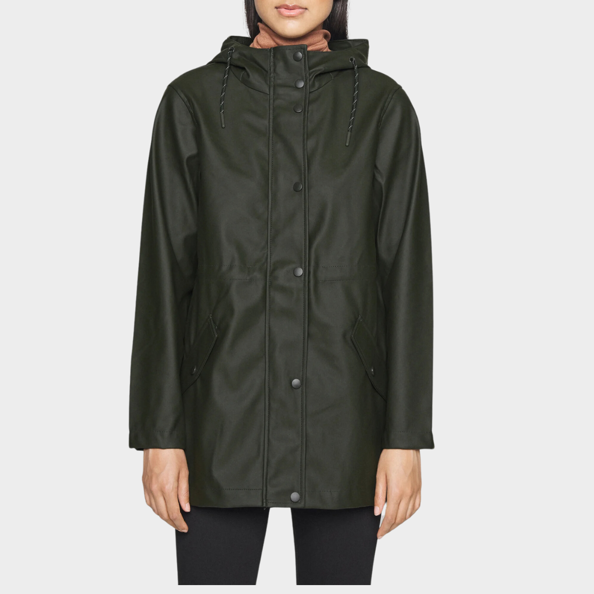 Imperméable durable et élégant pour femme – Vêtement d’extérieur confortable