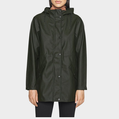 Imperméable durable et élégant pour femme – Vêtement d’extérieur confortable