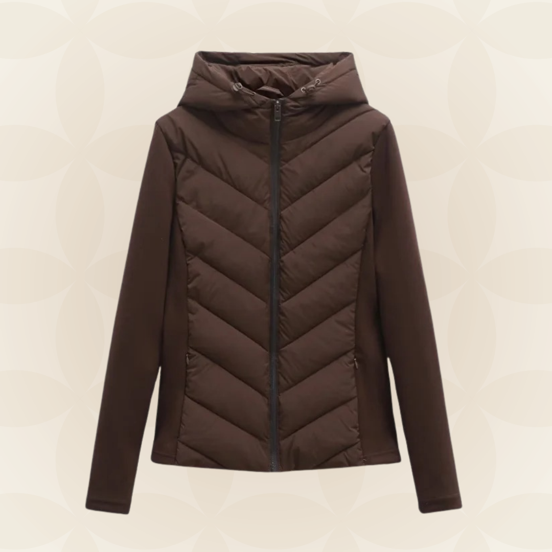 Veste femme légère à motif coupe structurée