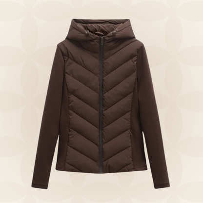 Veste femme légère à motif coupe structurée