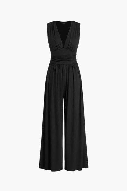 Combinaison Femme Élégante Moderne - Col Découpe V Chic