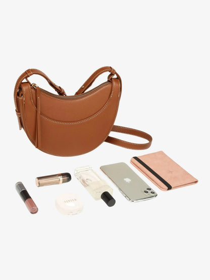 Sac bandouliere courbe femme avec pampille - Pratique et elegant