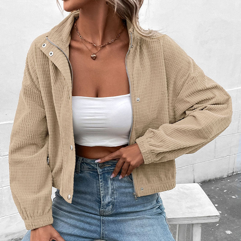 Brown Corduroy Jacket for Women – A Casual, Trendy Style for Every Day