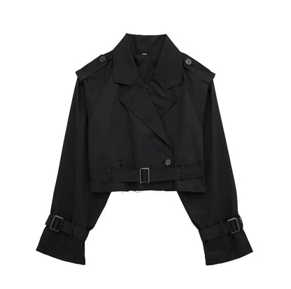Trench Court Femme