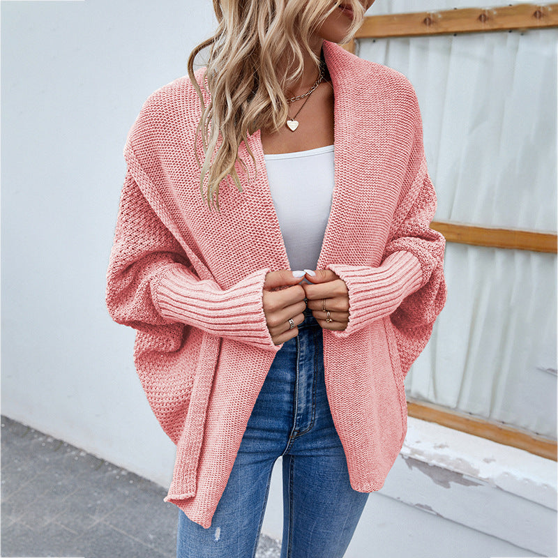 Gilet en maille ample pour femme
