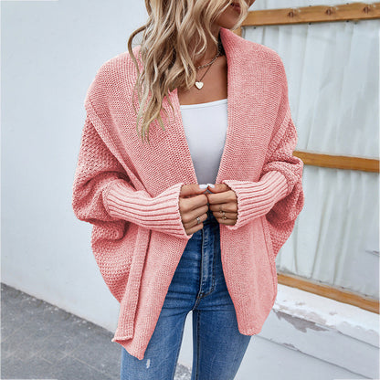Gilet en maille ample pour femme