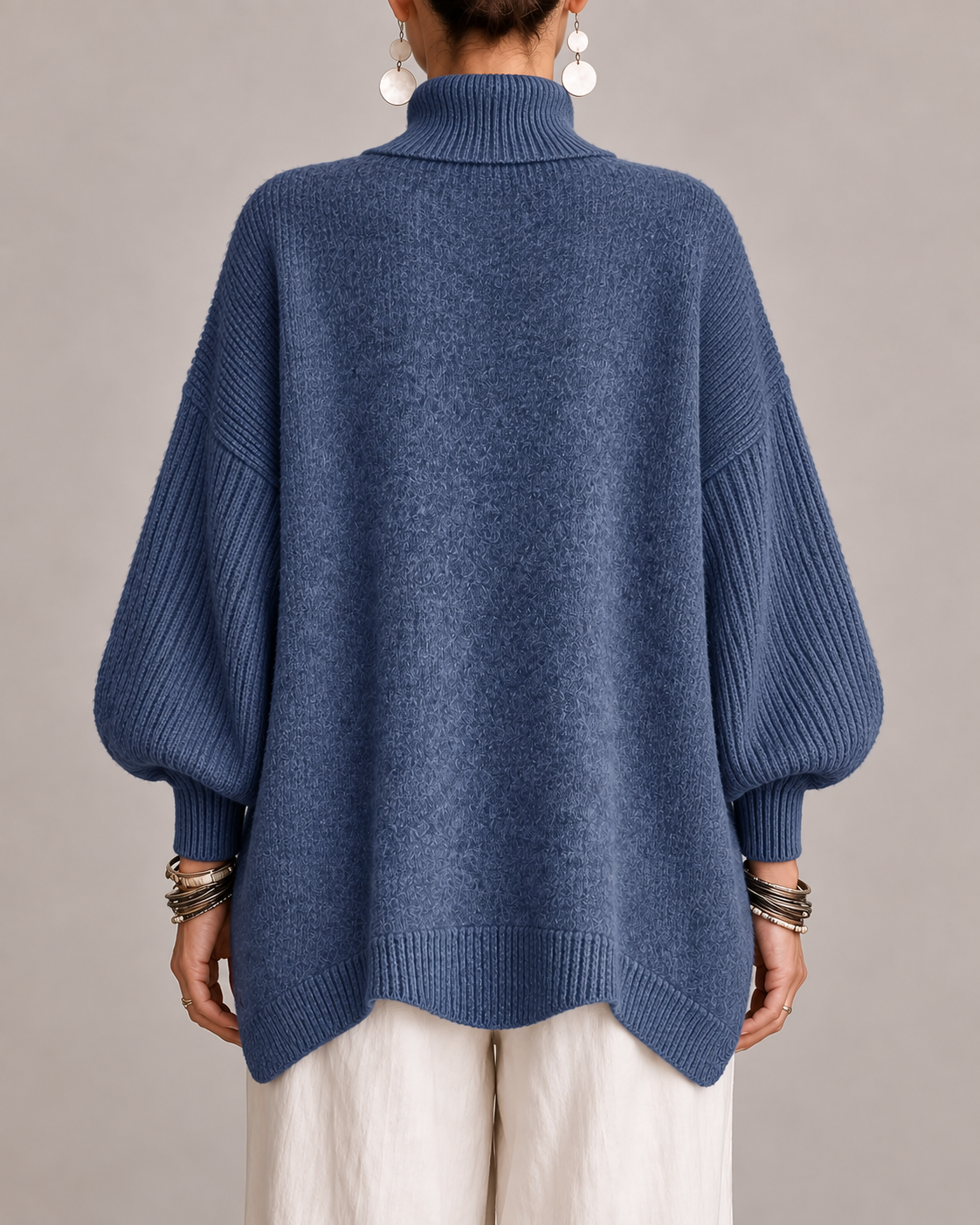Kathleen women's turtleneck sweater - Elegant and soft