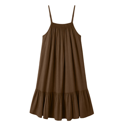 Light and flowy women's spaghetti strap dress for summer