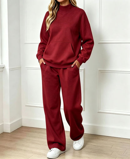 Ensemble sweat femme col montant - Confortable et coordonne