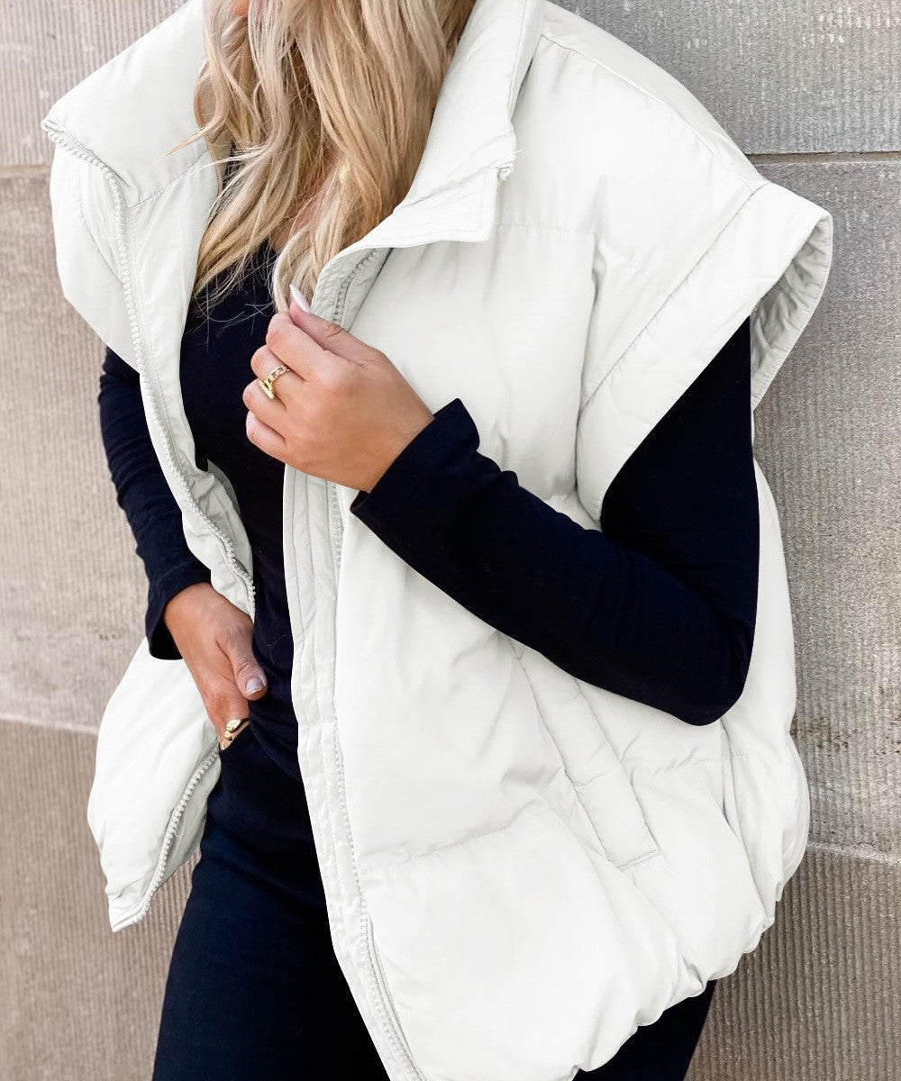 Chaleco acolchado oversize de mujer - Cálido y moderno