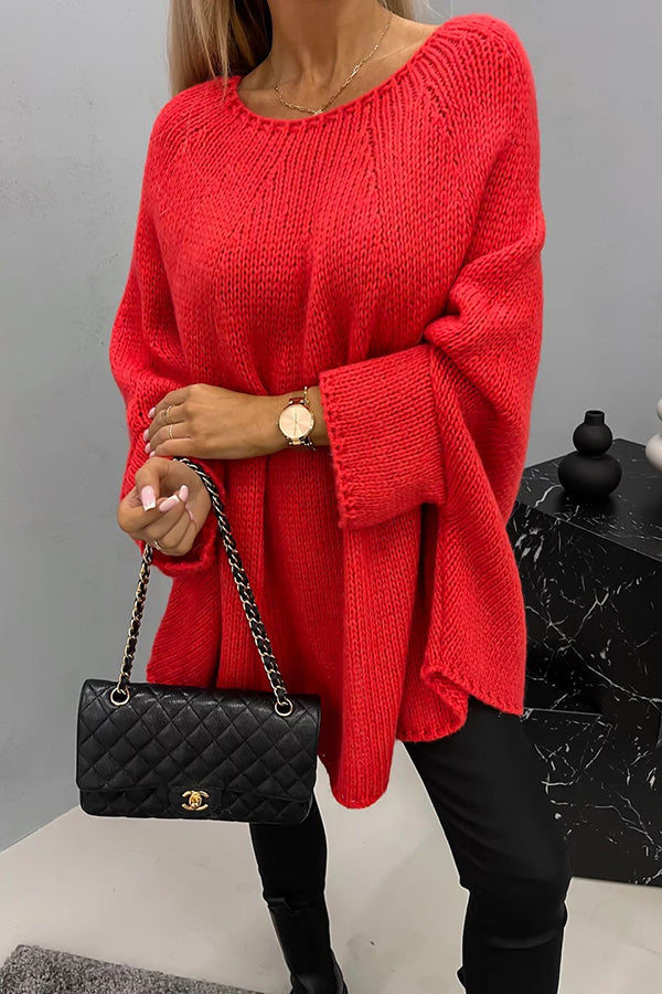 Maglione elegante da donna con scollo rotondo - Morbido e raffinato
