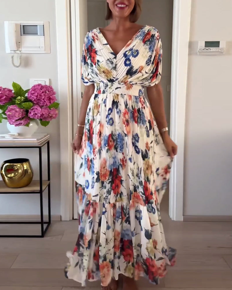 Elegant floral dress for women - Light and feminine