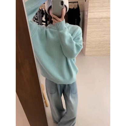 Pull Femme Oversize Luxueux – Jumper Coupe Ample en Mélange de Mohair