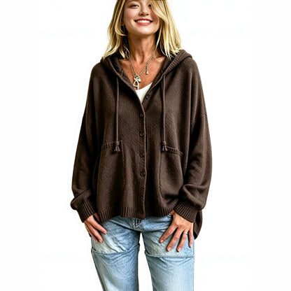 Top corto da donna con cappuccio e coulisse - Sportivo e casual