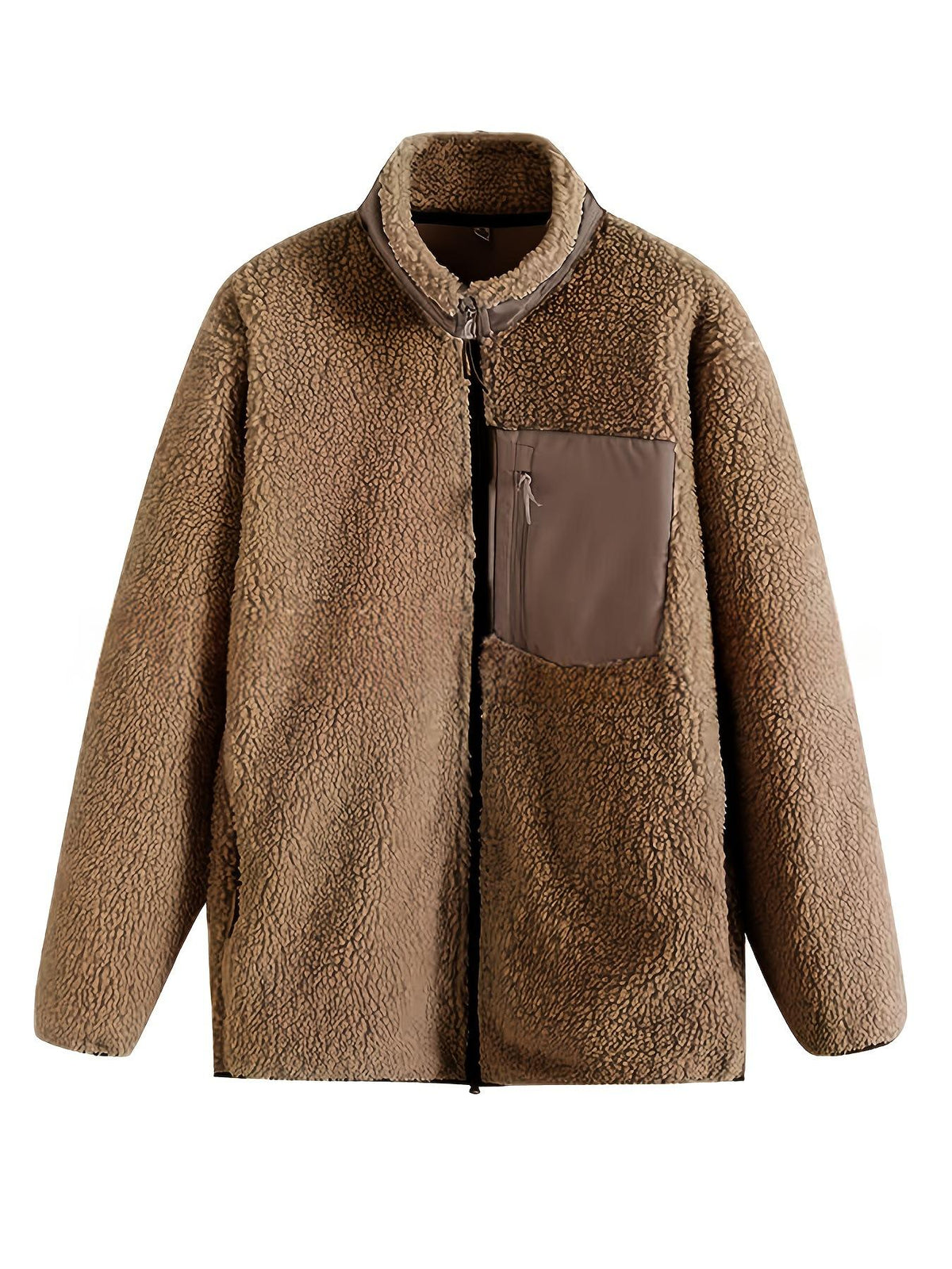 Giacca in pile da donna con cerniera - Casual e calda