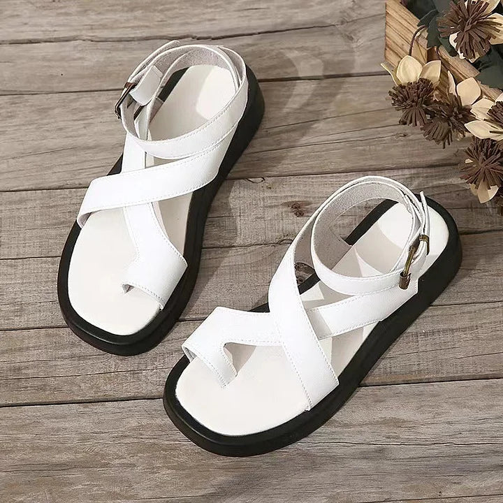 Sandales gladiateur à semelle épaisse premium élégantes femmes – Chaussures d’été durables confortables et de soutien