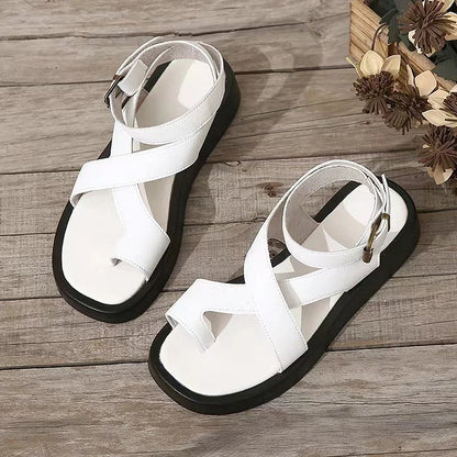 Sandales gladiateur à semelle épaisse premium élégantes femmes – Chaussures d’été durables confortables et de soutien