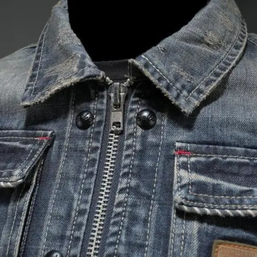Veste en jean classique pour homme