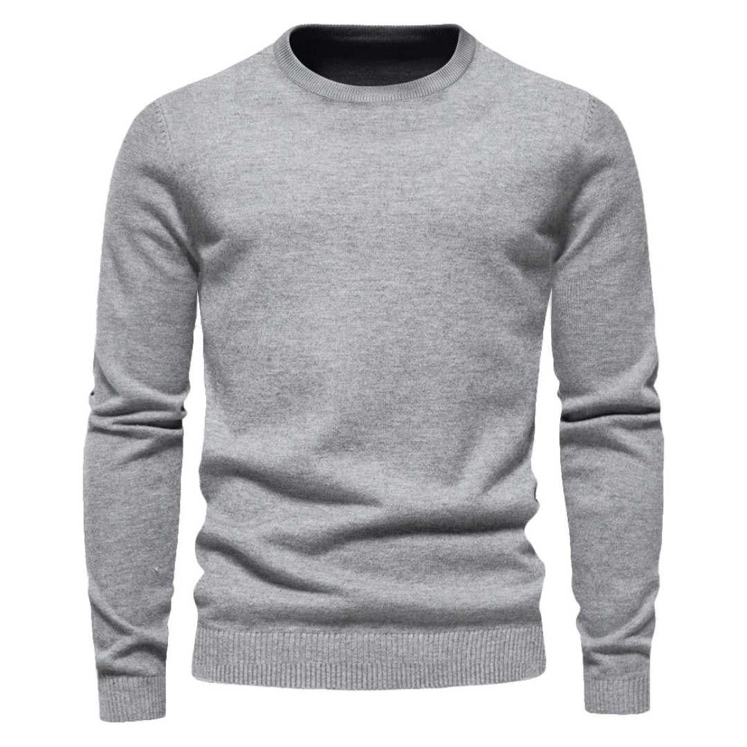 Pull Homme en Maille Élégante Premium – Col Rond Décontracté