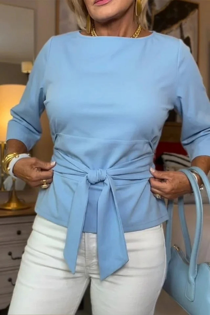 Top femme noue a la taille - Elegant et feminin